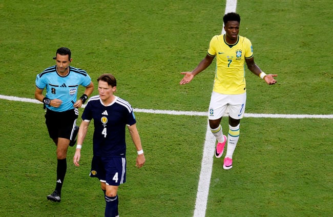 "메시는 괜찮고 우리는 안 돼?" 브라질, 스코틀랜드전 대승에도 FIFA에 공식 항의 'VAR 판정 이상해'