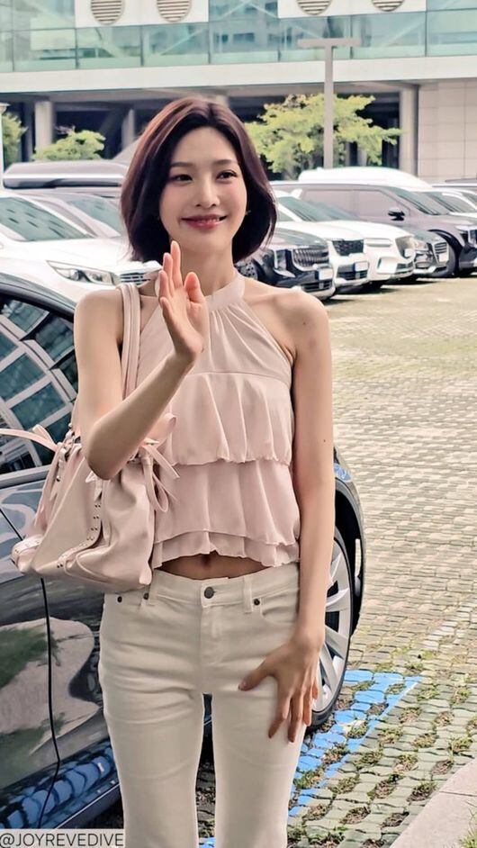 "진짜 뼈밖에 없네"…조이, 안쓰러울 정도로 마른 '슬림 몸매' 인증