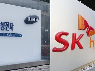 삼성전자 사옥(왼쪽)과 SK하이닉스 사옥. /연합뉴스