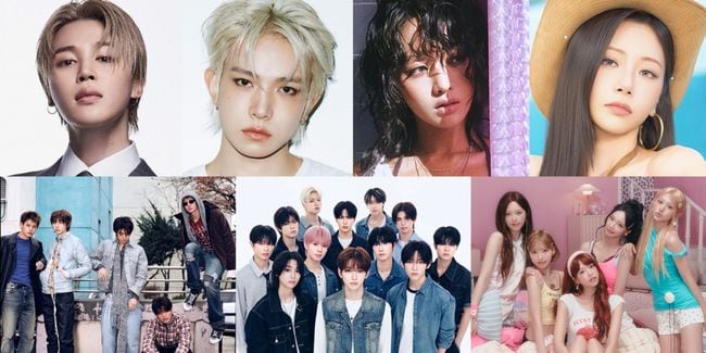 코엑스 전광판 주인공은 누구…BTS 지민→리센느, 유픽 '7월 이달의 픽' 레이스 돌입
