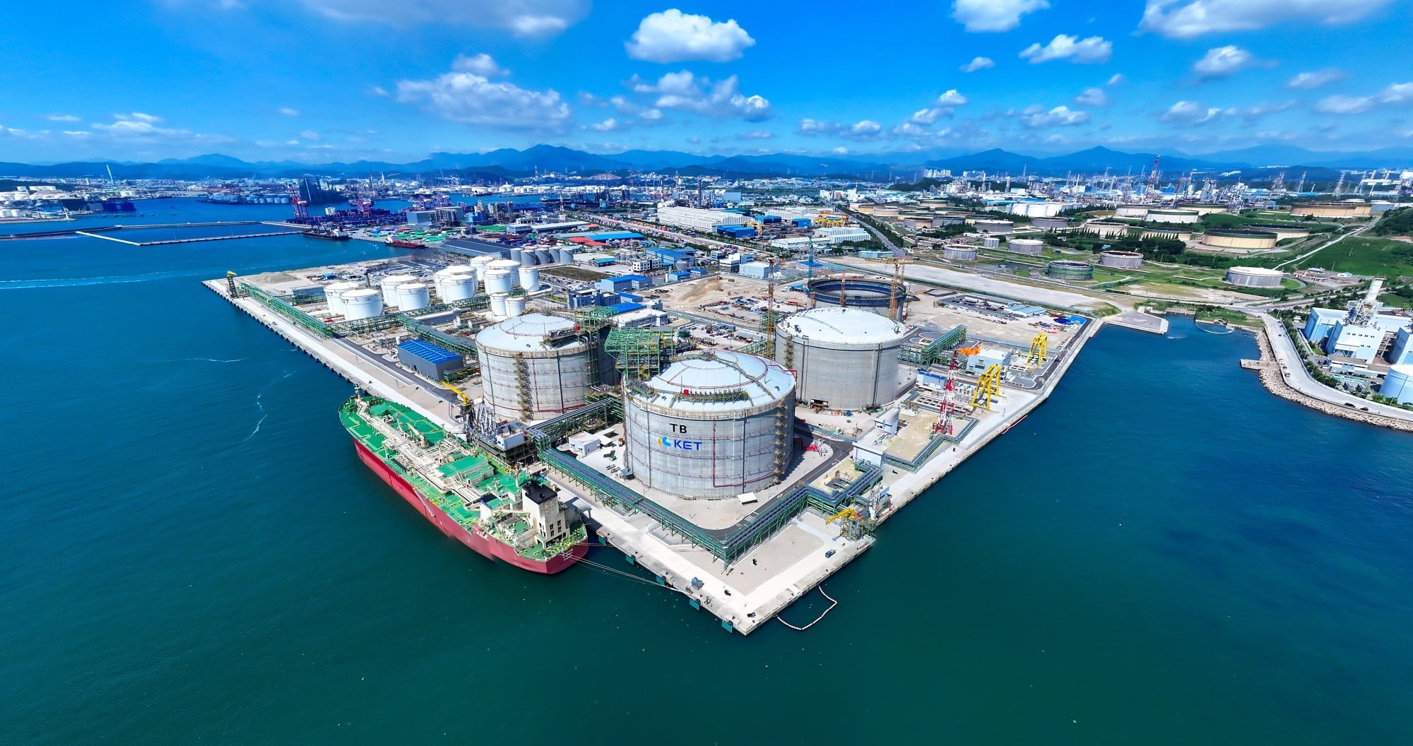 대우건설, 울산 북항 LNG 터미널 3단계 준공