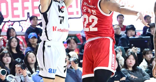KT 강성욱 3점슛 장면
