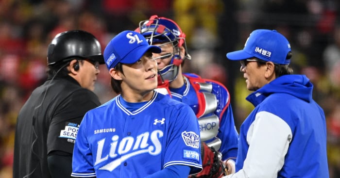 Samsung's Park Substitutes Won Tae-in in Playoff Strategy Shift - μ‘°μ μΌλ³΄