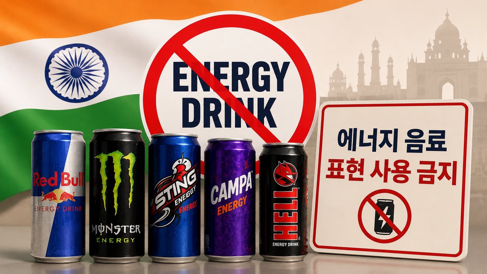 “‘에너지 음료’라 부르지 말라”… 인도, 펩시코·레드불 반발에도 명칭 규제