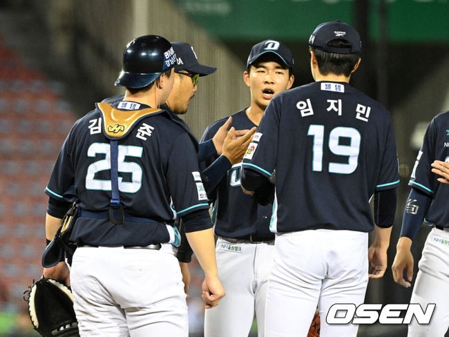 LG를 7연패 빠뜨리다…새 외인 타자 KBO리그 첫 홈런→김한별은 슈퍼 캐치로 역전 막다, 이호준 "블레인 첫 홈런 축하"