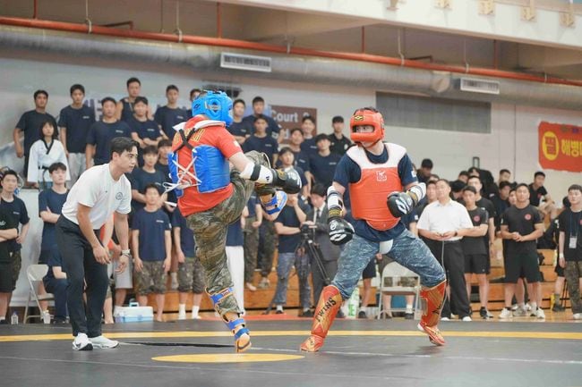 국기원이 만든 한미 우정…750명 장병 태권도로 뭉쳤다