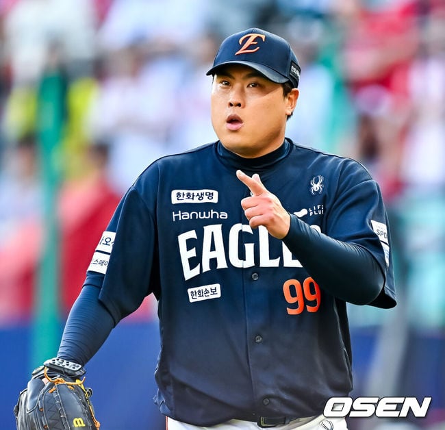 ‘아직도 나야’ 2500K 앞둔 류현진, KBO 6월 MVP 후보 선정…손주영 등 7명 후보 경쟁