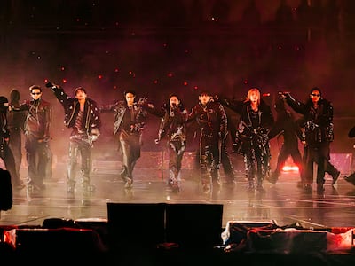 그룹 방탄소년단(BTS)이 11일 오후 고양시 일산서구 고양종합운동장 주경기장에서는 'BTS 월드투어 '아리랑' 인 고양'에서 공연을 하고 있다. (빅히트 뮤직 제공. 재판매 및 DB 금지) 2026.4.11 ⓒ 뉴스1