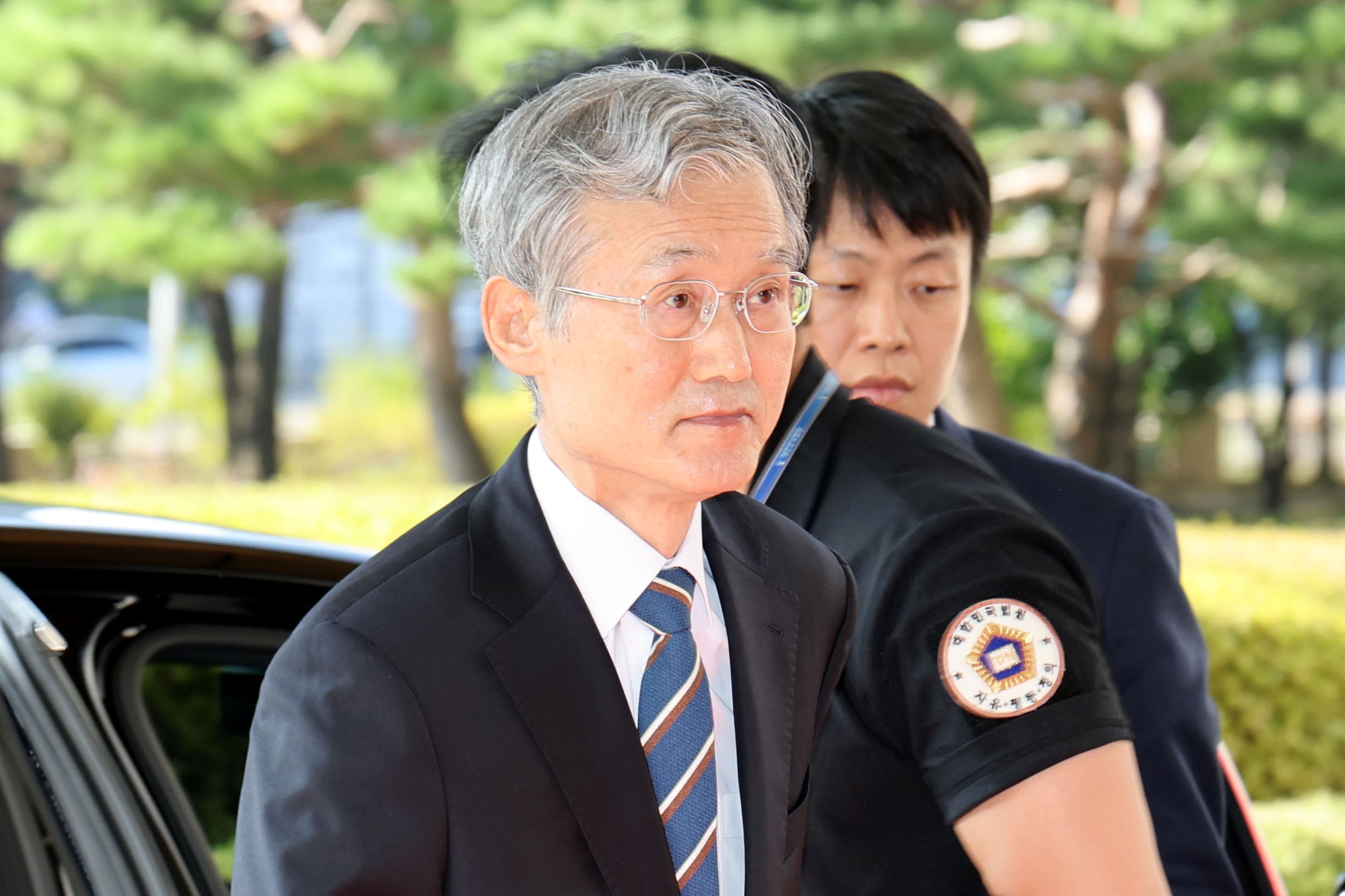 조희대 대법원장이 29일 오전 서울 서초구 대법원으로 출근하고 있다. 2026.9.29 ⓒ 뉴스1 이광호 기자