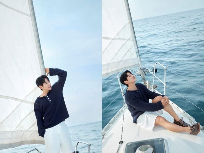 “요트 위 청량 비주얼” 황치열, 데뷔 첫 여름앨범 ‘I LOVE SUMMER’ 콘셉트 포토 공개
