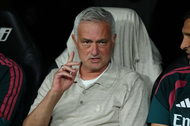 Real Madrid's Portuguese coach Jose Mourinho<저작권자(c)AFP 연합뉴스, 무단 전재-재배포, AI 학습 및 활용 금지>