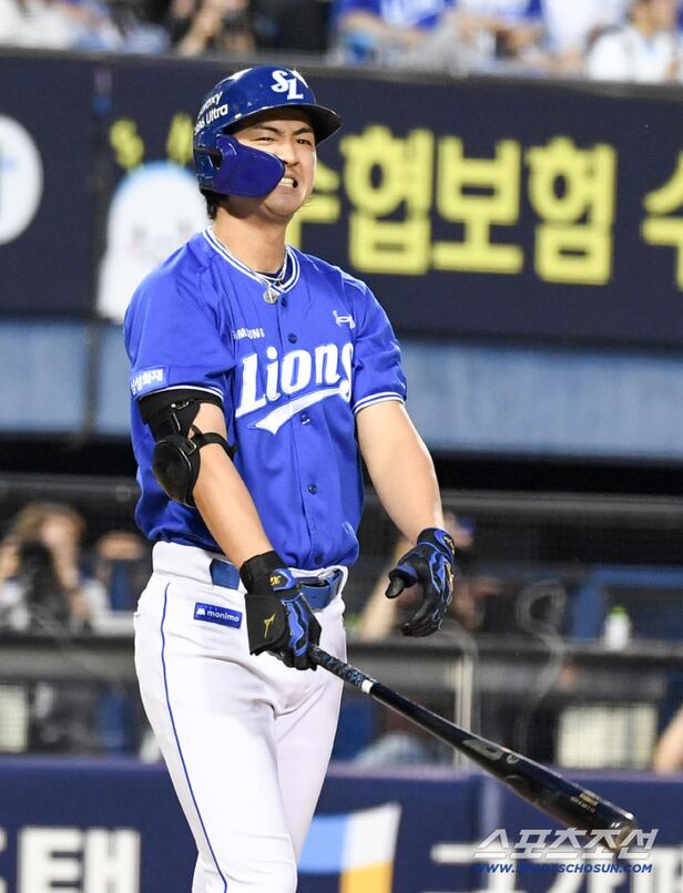 23일 잠실구장에서 열린 LG와 삼성의 경기. 삼성 구자욱이 타격을 하고 있다. 잠실=박재만 기자 pjm@sportschosun.com/2026.06.23/