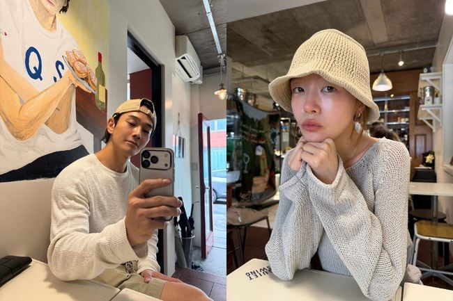 방민아♥온주완, 럽스타 또 터졌다…커플룩 입고 달콤 신혼일기