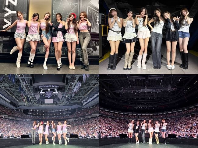 아이브, 캐나다 토론토·몬트리올 뜨겁게 달궜다..한국어 떼창 장관