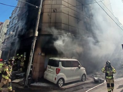 인천 미추홀구 8층 오피스텔서 화재 … 2명 병원 이송