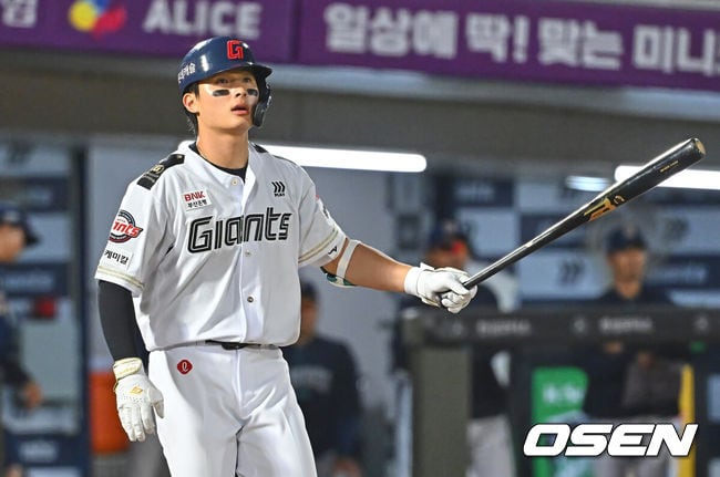 '정훈 은퇴식이다. 승리 선물하자' 롯데 라인업, 윤동희 5번 전진 배치-박승욱 3루수...'8실점' 이민석 2군행 '휴식 차원'