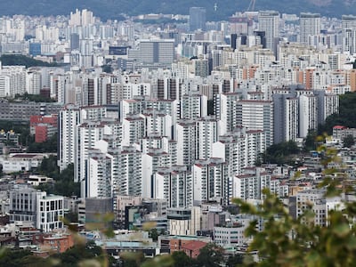 10일 서울 남산 전망대에서 바라본 아파트 단지 모습. 2026.9.10 ⓒ 뉴스1 이종수 기자