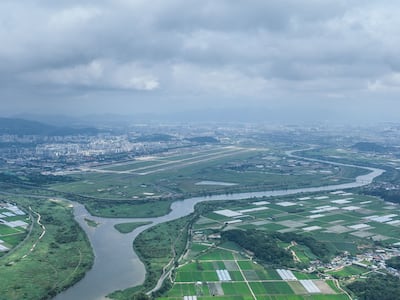 광주 군공항 부지에 추진되는 호남권 반도체 클러스터 부지.(전남광주통합특별시청 제공. 재배포 및 DB 금지)