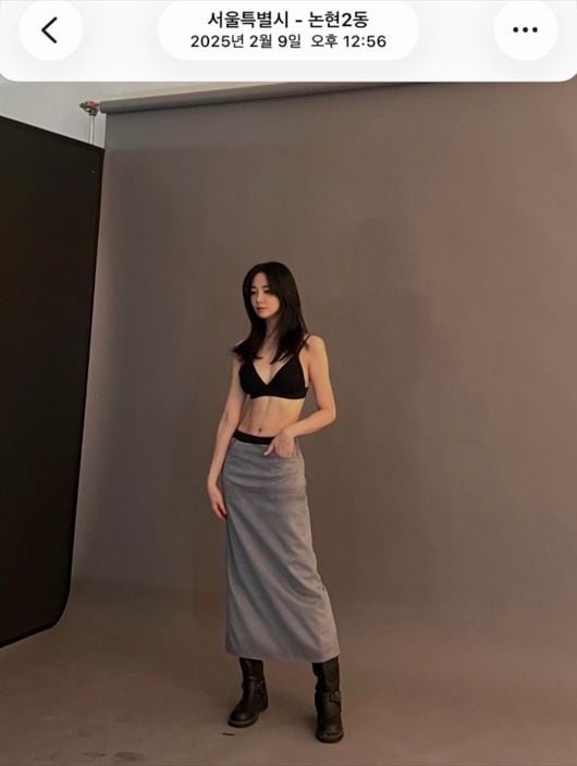 이주연, 1년 전 선명한 복근 소환.."좀만 운동하면 나오는데"