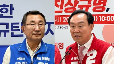 통영시장 12시간 밤샘 수개표... 44표차→38표차, 이변은 없어