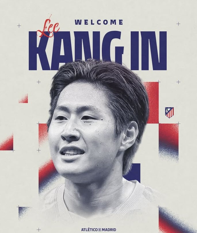 "韓 축구 위대한 아이콘" 역대급 찬사 터졌다…이강인, AT 마드리드 '7번'→레전드 줄줄이 소환 '핵심적 역할 수행 준비'