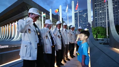 First Nighttime Ceremony Honors 23 Korean War Nations