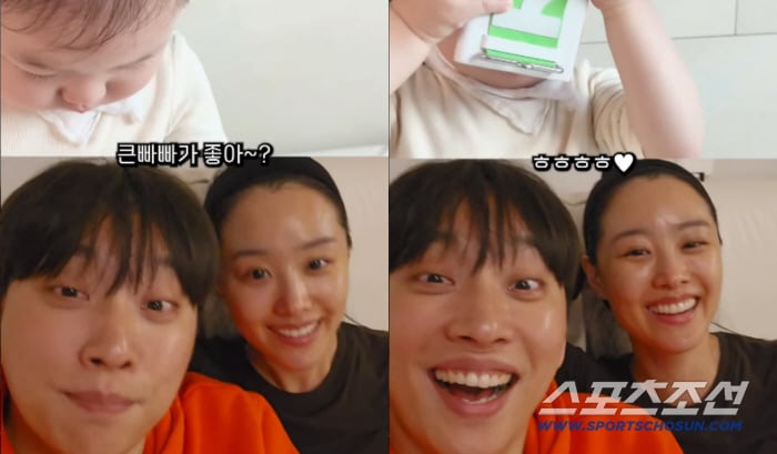 "벌써 좋은 부모" 박위♥송지은, 조카 향한 '꿀 뚝뚝' 눈빛…팬들 "2세 더 기대돼"