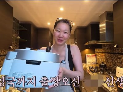 '런던 3년살이 결심' 장윤주, 내조의 여왕 변신 "한국서 밥솥까지 가져와"