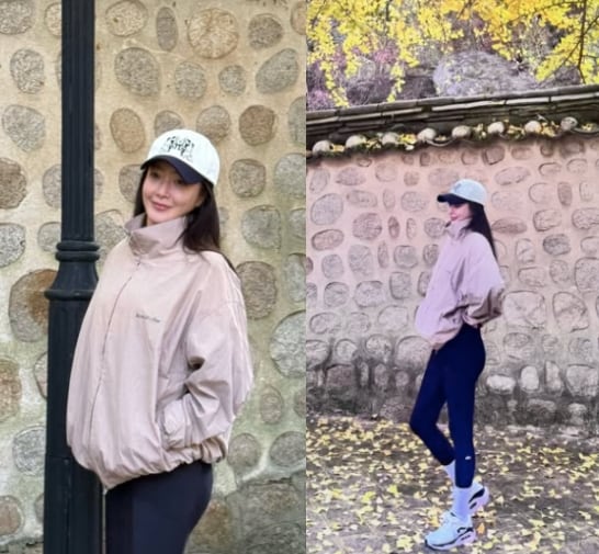 キム・ヒソン、レギンス姿で登山…50歳とは思えぬ完璧フィット