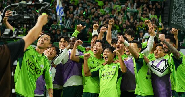 전북 현대 이승우 골 세리머니 장면