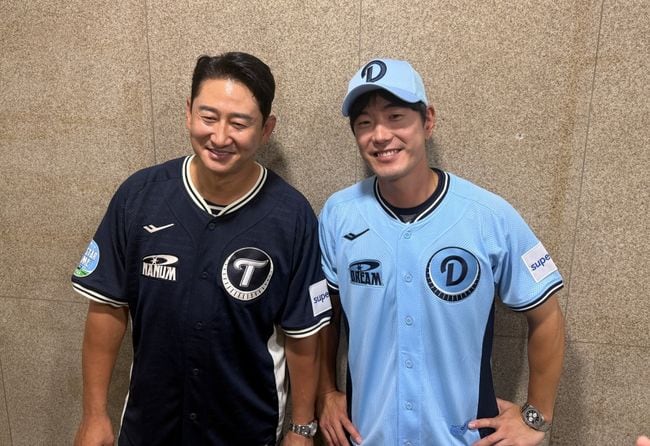 '잠실 레전드' 박용택-김재호, 이구동성 "새 야구장은 양팀 충분히 사용할 수 있는 시설 마련됐으면 좋겠다"