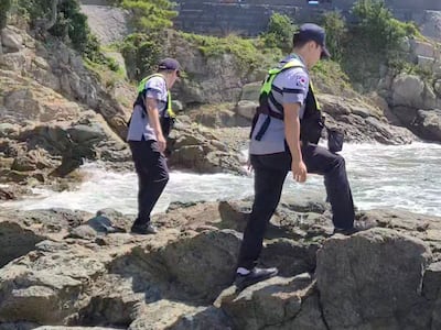 부산 전복 예인선 닷새째 수색… 실종자 6명 못 찾아