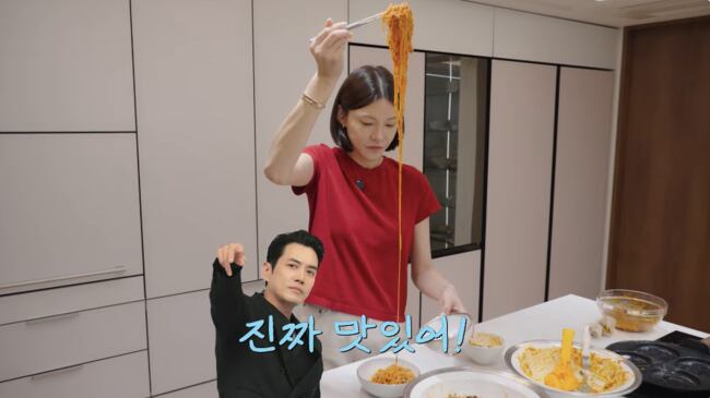 ‘김부장’ 주상욱, 집에선 사랑꾼..♥차예련 요리 극찬 “너무 맛있어” (차장금)