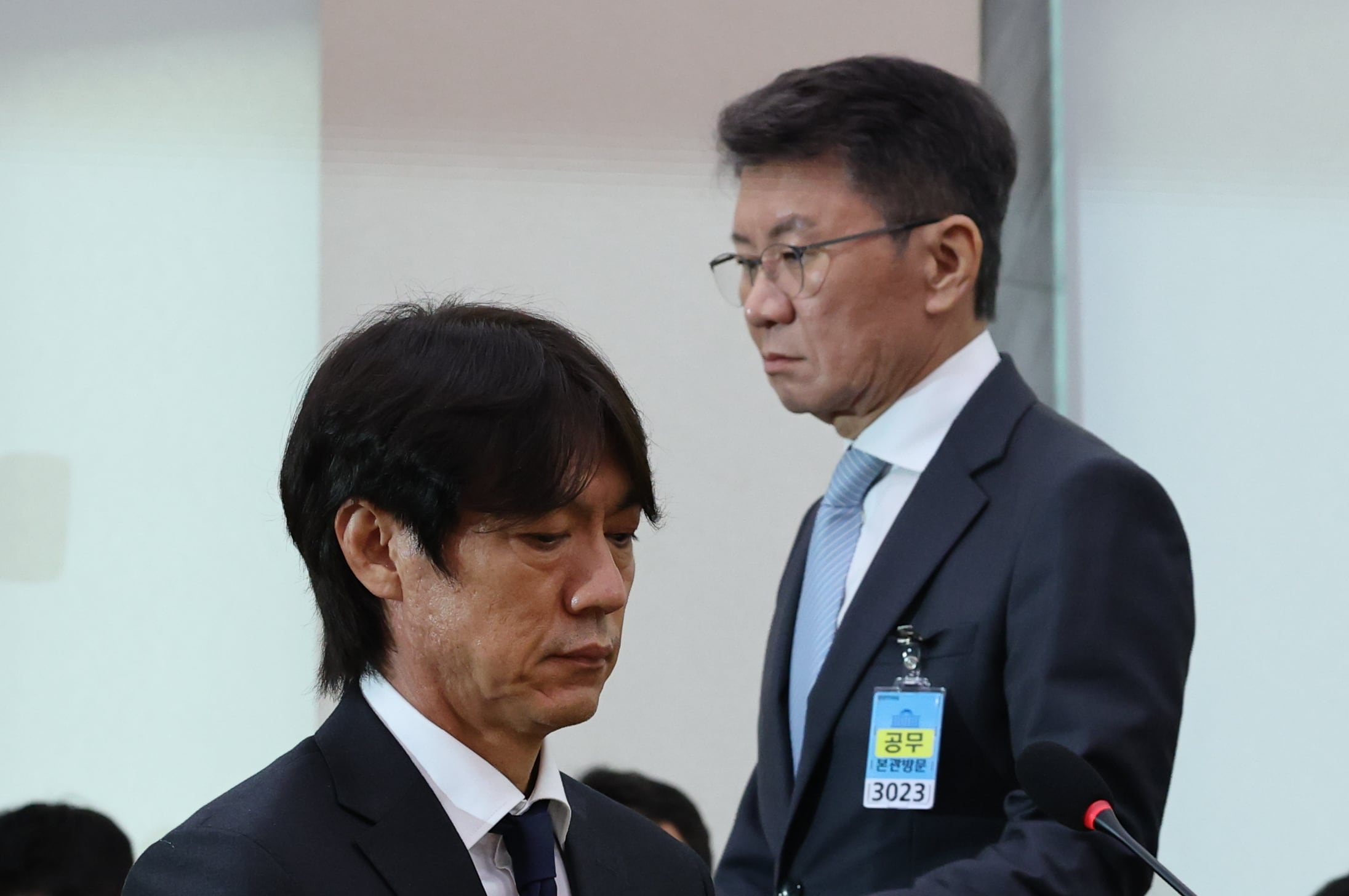 與野 “고대 카르텔, 빵집 면접”… 정몽규·홍명보 질타 이어진 문체위