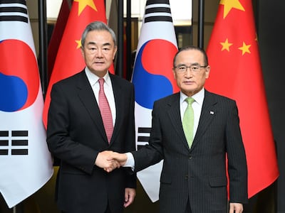 中, 왕이 방한 때 ‘남북 두 국가’ 표현… 정부 “엄중히 항의”