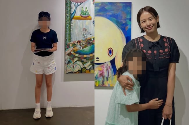 조윤희, '이혼' 이동건 똑닮은 딸 근황..길쭉한 팔다리 '깜짝'