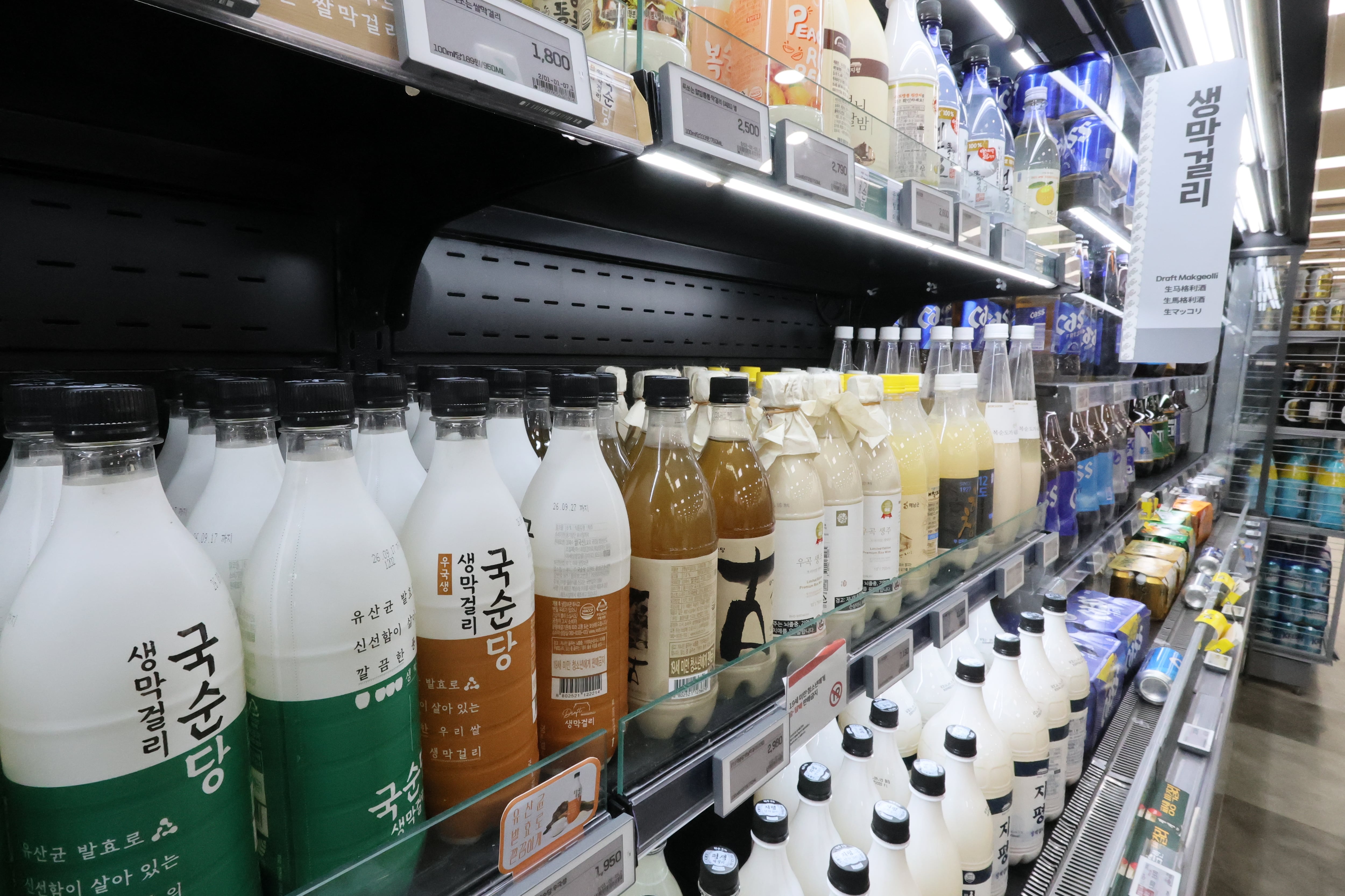 円安で韓国の日本酒輸入増、マッコリはコリアンタウン脱却模索