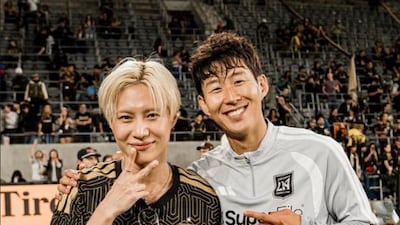 SHINeeテミン、ソン・フンミンと対面