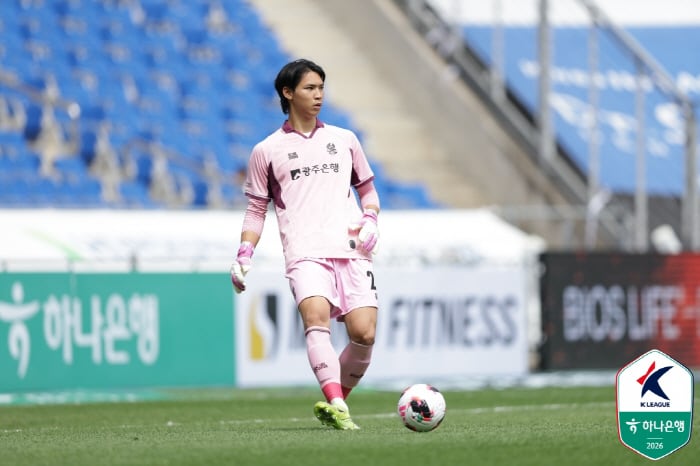 광주 골키퍼 노희동 사진제공=한국프로축구연맹