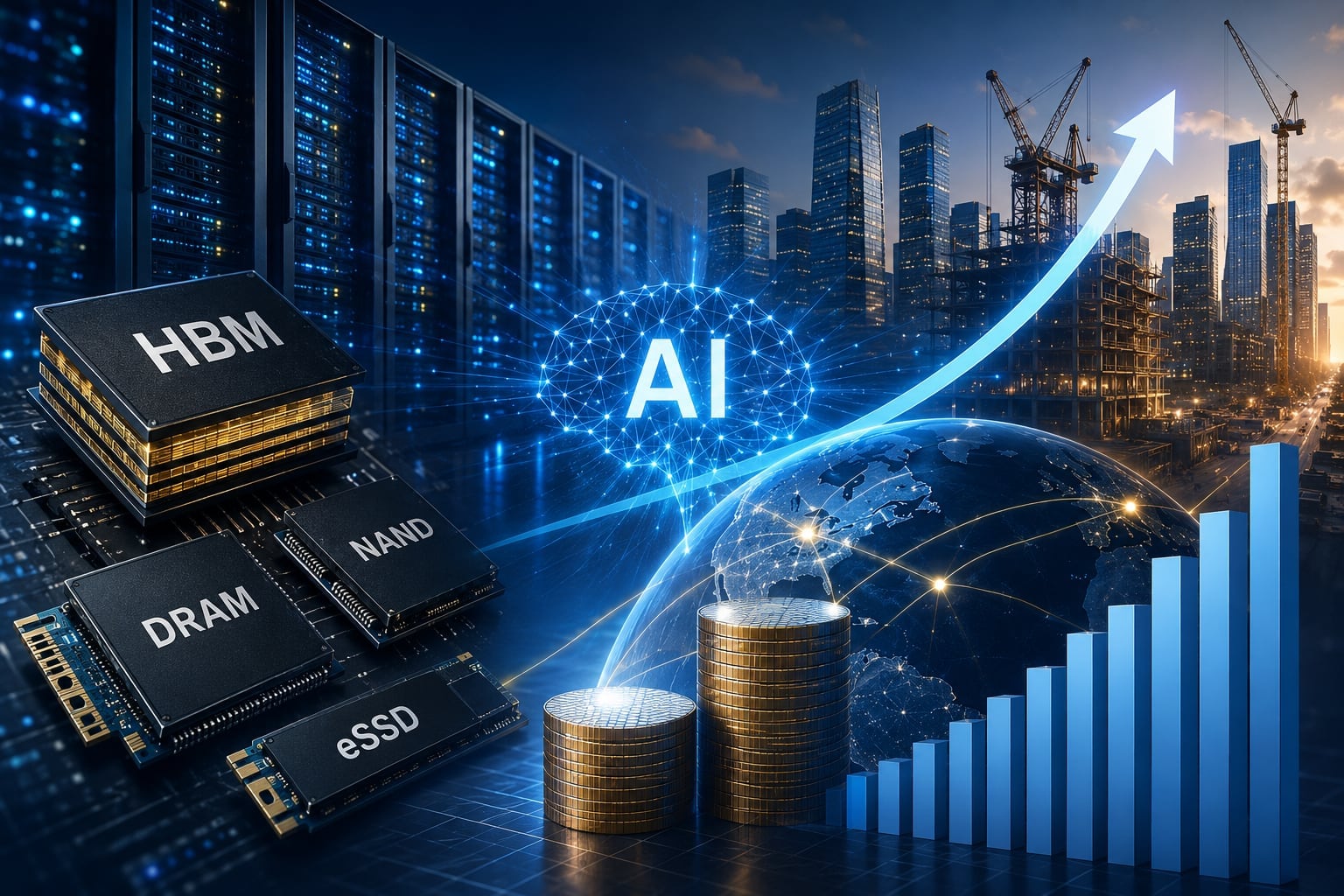 AI 투자 질주에 올해 반도체 시장 규모 2300조원… “메모리 호황 최소 2년 더”