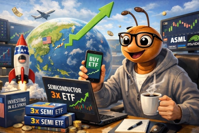 돌아온 서학개미… 반도체 3배 ETF ‘속슬’에 2.7조원 몰려