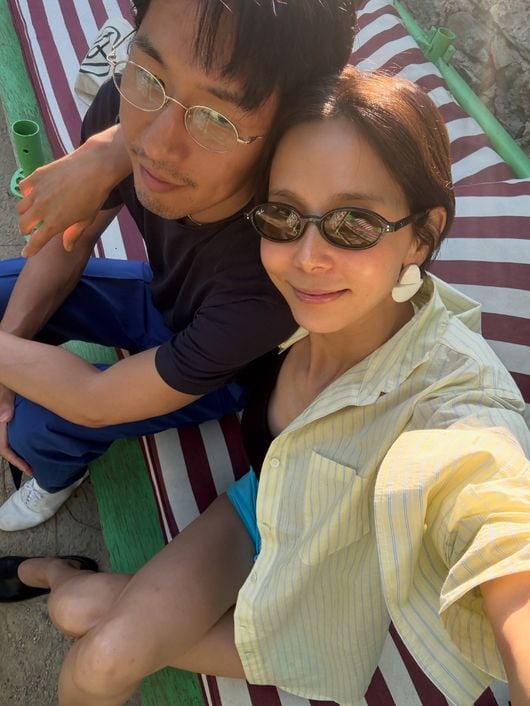 김나영♥마이큐, 프랑스에서도 꿀 뚝뚝 투샷.."나의 소울메이트"