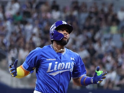 디아즈 만루홈런 ‘쾅’ ... 삼성, 키움 15대2 대파하며 4연승 질주