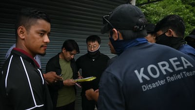 South Korea-Nepal Team Enters Tunnel 400 Meters