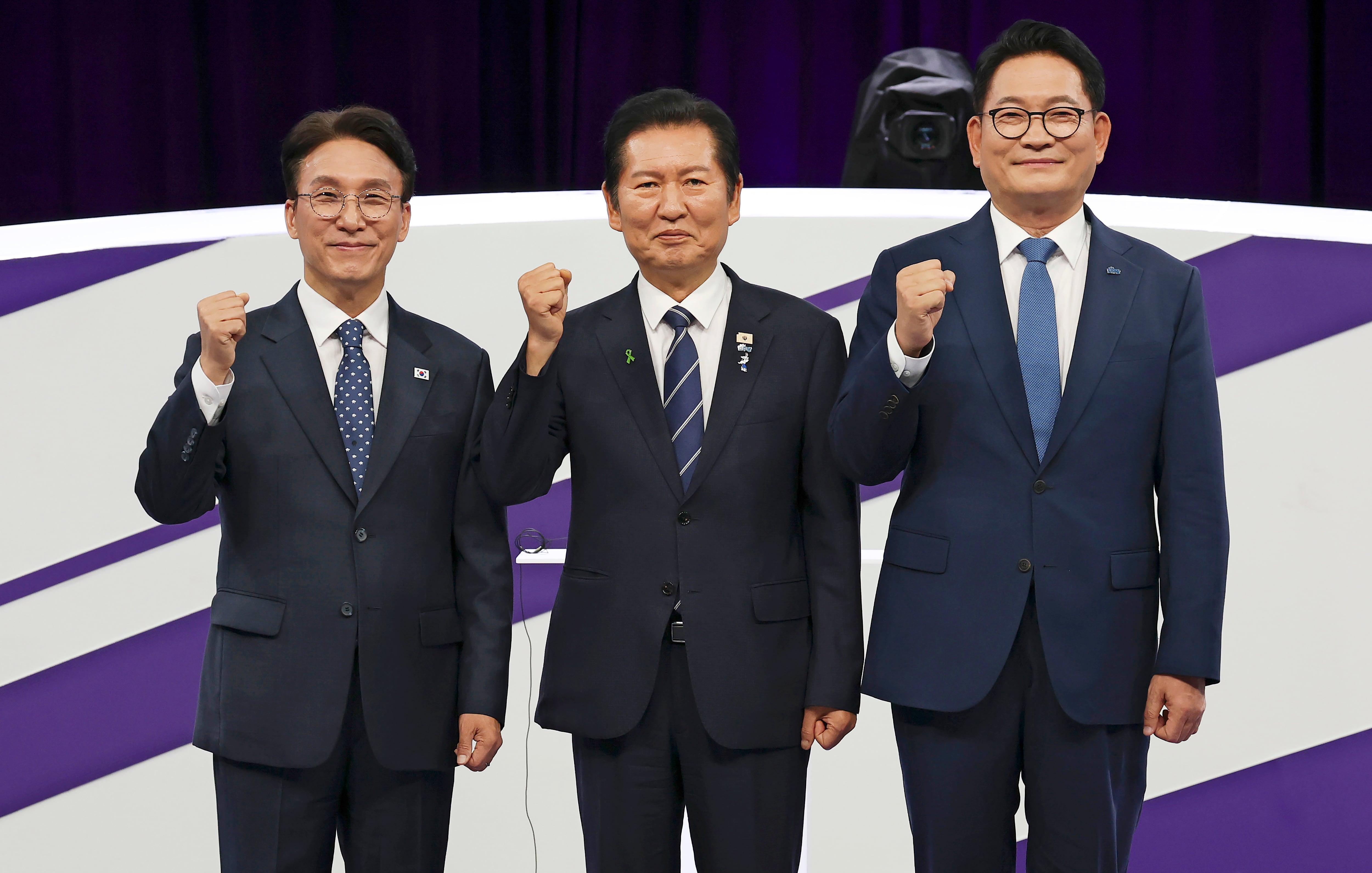 與 당대표 여론조사 정청래 36.9% 김민석 28.0%… 선호투표 2순위는 송영길 33.9% 김민석 12.9%