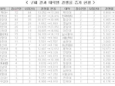 ‘수시 먹통 사태’ 추가 접수 최종 354건...경쟁률 조회 후 지원한 3건은 취소