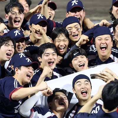 일본 실업팀에 진땀승 거두며 AG 5연패 ... 한국 야구 숙제 남긴 금메달