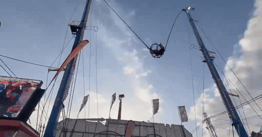 스페인 놀이기구 사고 관련 보도 이미지