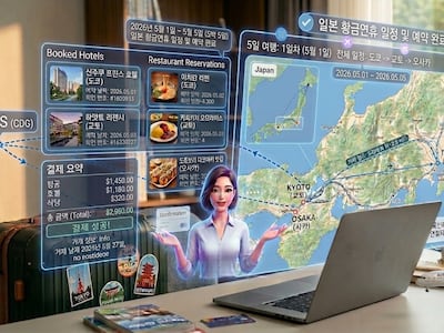 ‘AI야 여행계획 짜줘’ 한마디, 317번 클릭 없앴다