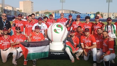 Palestinian Baseball Team Debuts at Asian Games